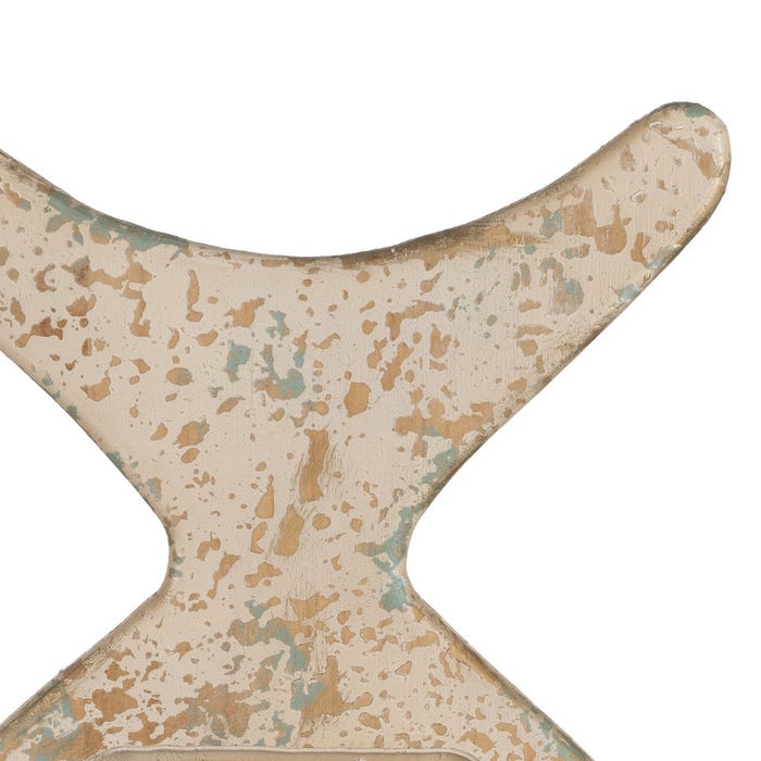 Espejo Pez Blanco Rozado Madera 36 X 2 X 64 Cm