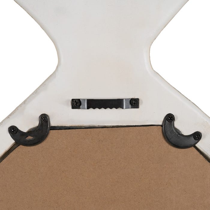 Espejo Pez Blanco Rozado Madera 36 X 2 X 64 Cm