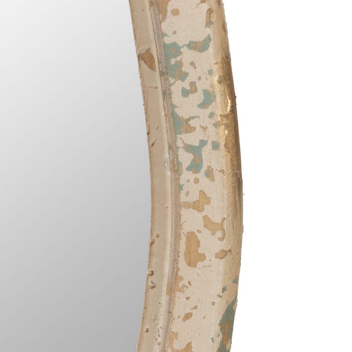 Espejo Pez Blanco Rozado Madera 20 X 2 X 52,50 Cm