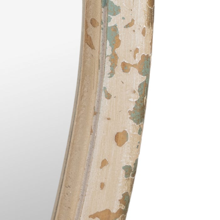 Espejo Pez Blanco Rozado Madera 24,50 X 2 X 64 Cm