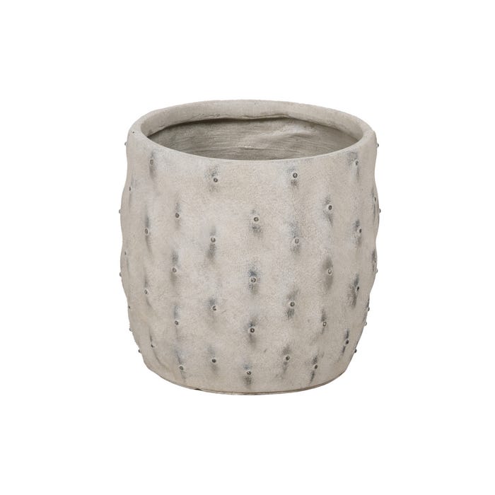 Decoração para vaso de flores em creme de magnésio S/3 43,50 x 43,50 x 43,50