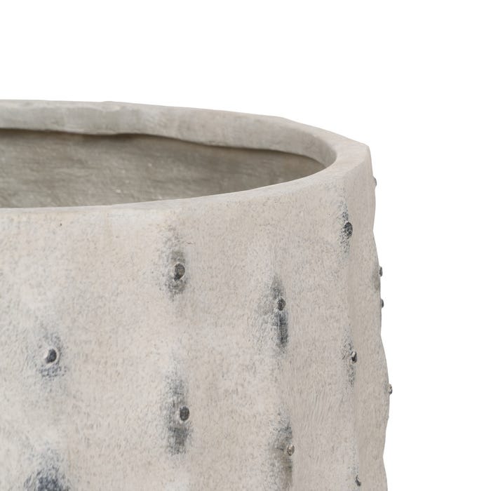 Decoração para vaso de flores em creme de magnésio S/3 43,50 x 43,50 x 43,50