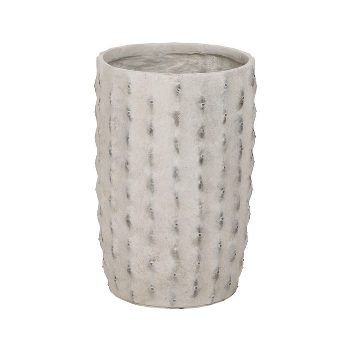 S/3 Jarrón Crema Magnesio Decoración 34,50 X 34,50 X 54 Cm