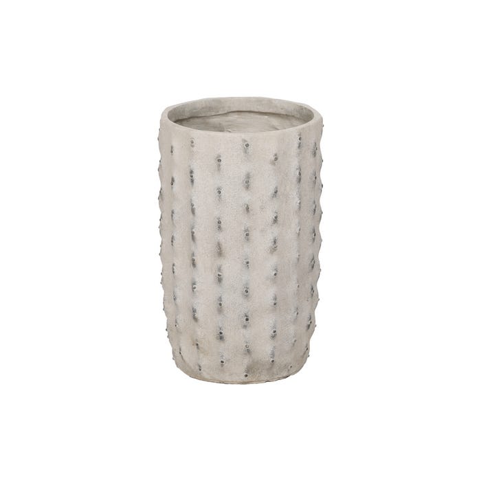 Decoração de vaso de magnésio creme S/3 34,50 x 34,50 x 54 cm