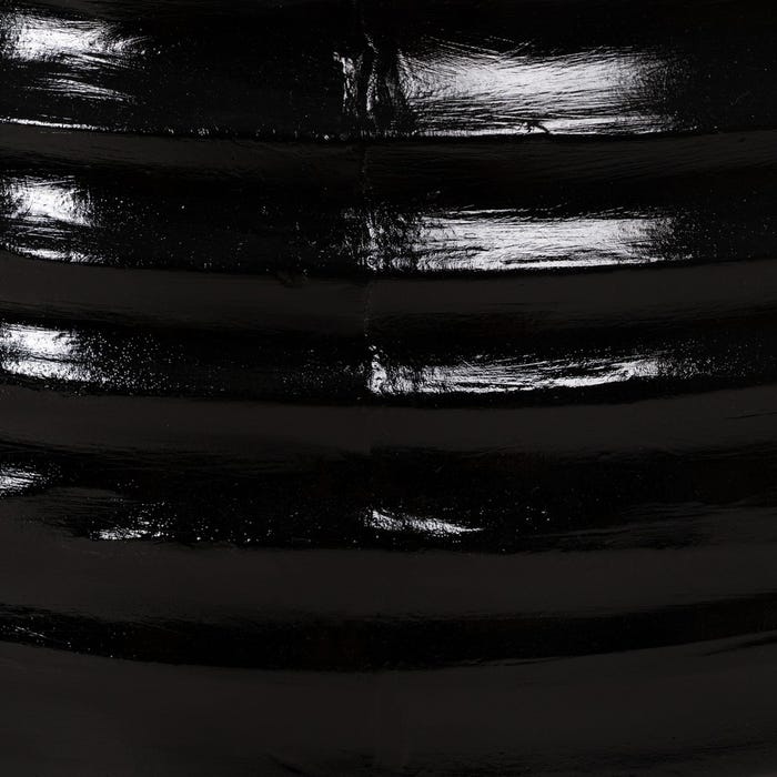 Vaso decorativo de magnésio preto 54 x 54 x 51 cm