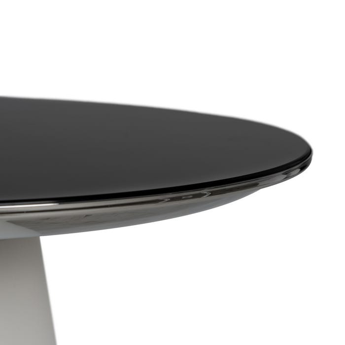 Black and White Metal Decoration Table 50 x 50 x 55 cm