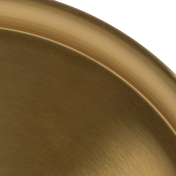 White-Gold Metal Decoration Table 50 X 50 X 47.50 Cm