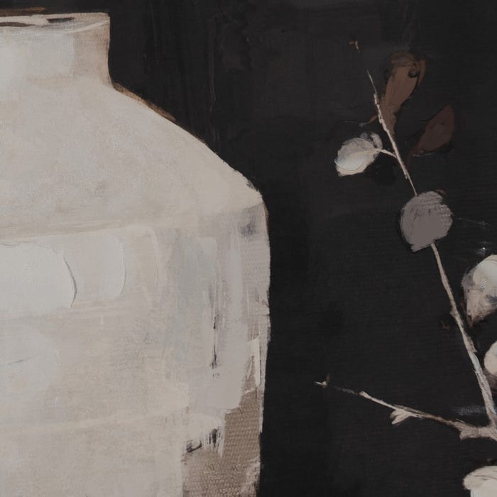 Impressão em tela de natureza morta 120 x 3,50 x 80 cm