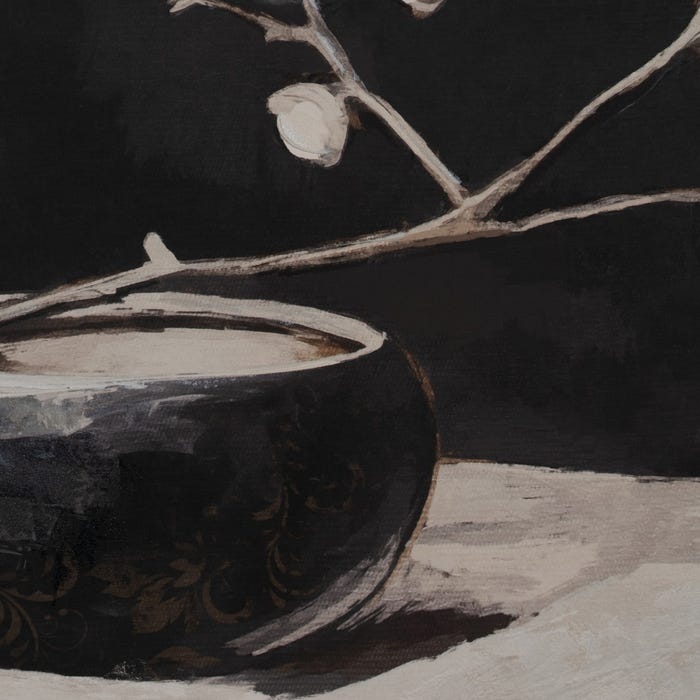 Impressão em tela de natureza morta 120 x 3,50 x 80 cm
