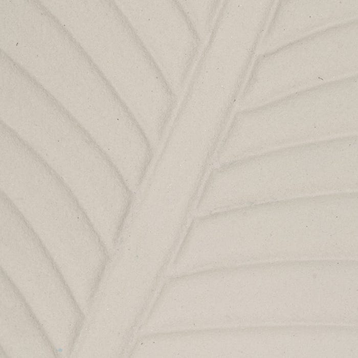 Jarrón Blanco Metal Decoración 26 X 11 X 41 Cm