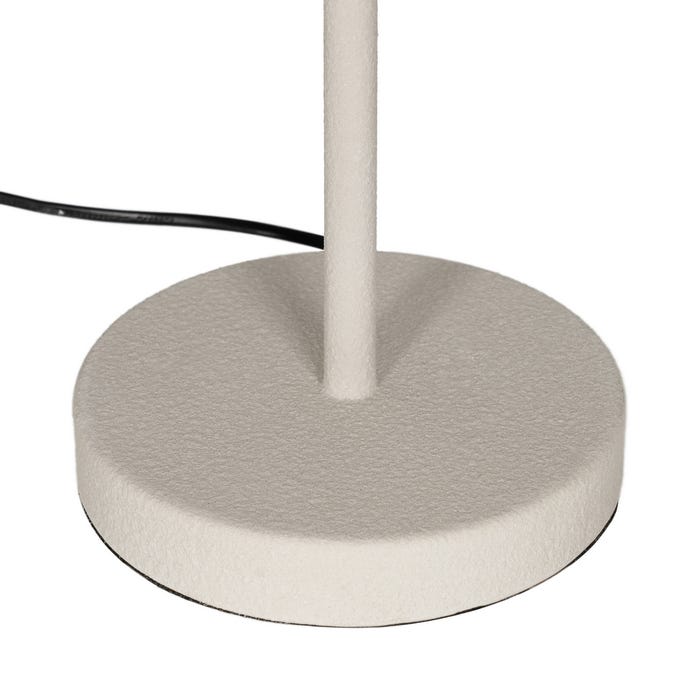 Lámpara Mesa Blanco Metal Iluminación 37 X 37 X 62 Cm