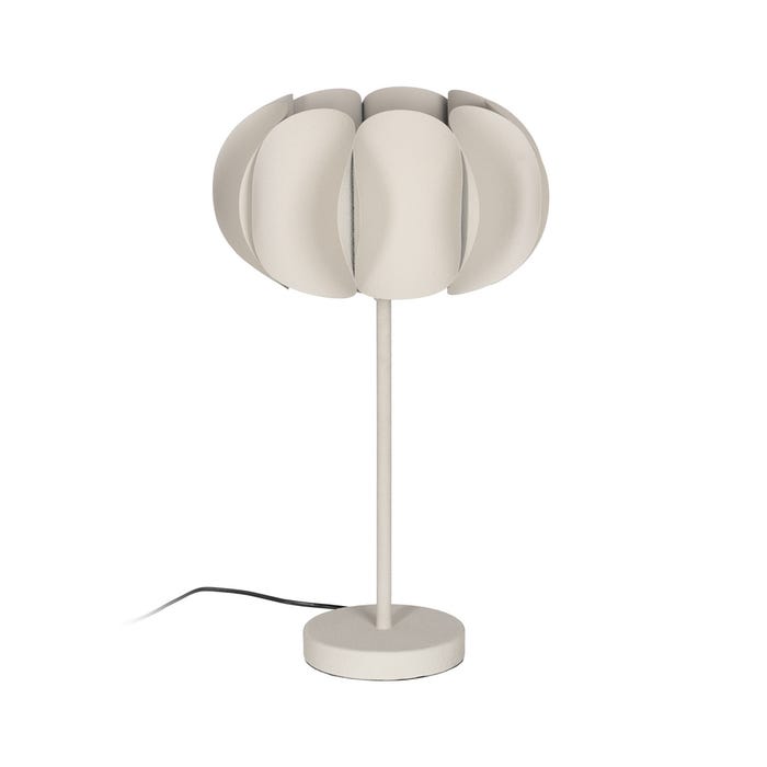 Lámpara Mesa Blanco Metal Iluminación 37 X 37 X 62 Cm