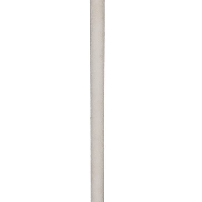 Luminária de chão de metal branco 44 x 44 x 151 cm