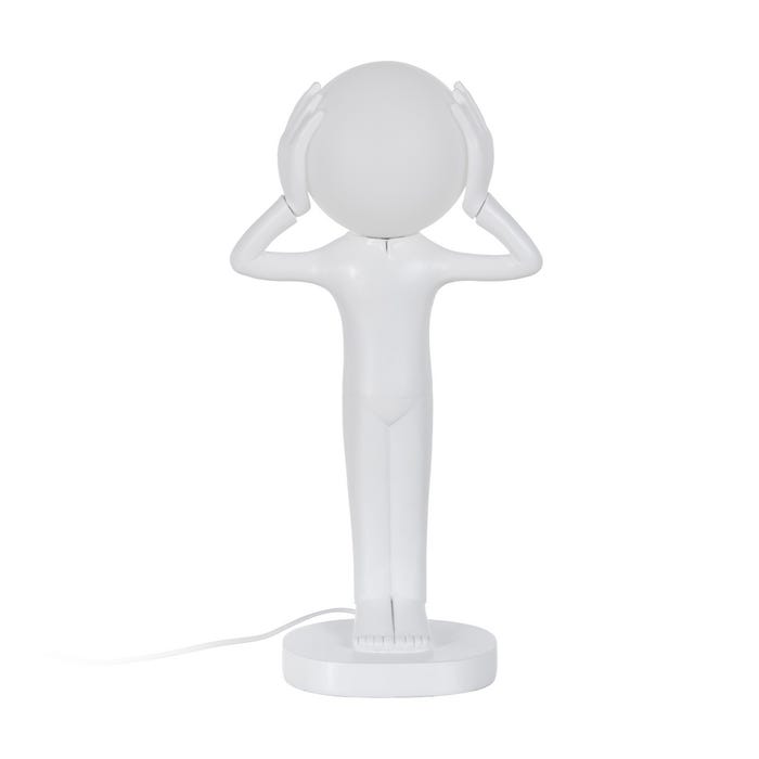 Lámpara Mesa Figura Blanco Resina 27 X 18 X 52,50 Cm