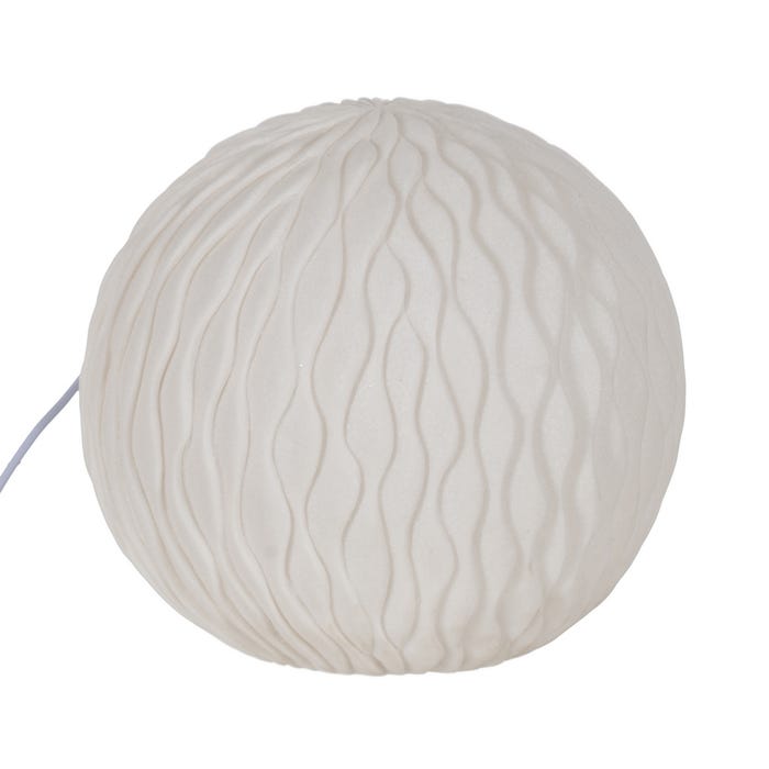 Lámpara Mesa Bola Arenisca 31,80 X 31,80 X 27,50 Cm