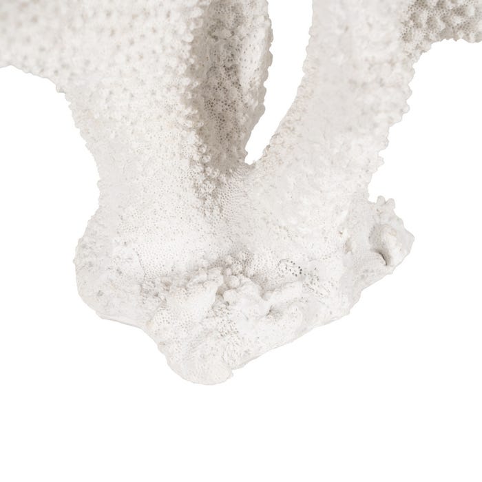 White Coral Resin Figure Decoration 35 X 20 X 30 Cm