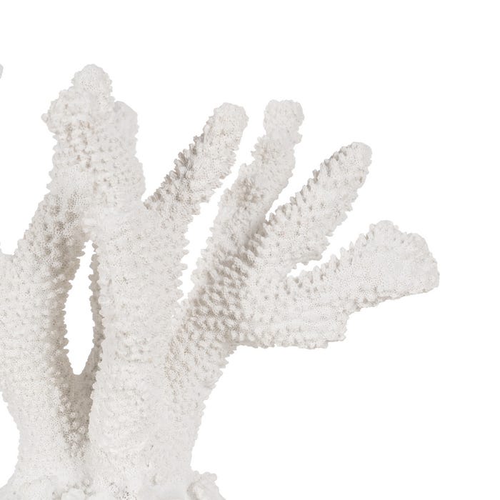 White Coral Figure Resin Decoration 27 X 15 X 21 Cm