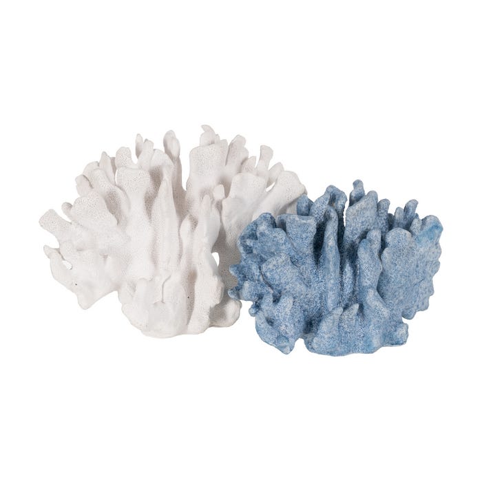 White Coral Figure Resin Decoration 27.50 X 13.50 X 19.50