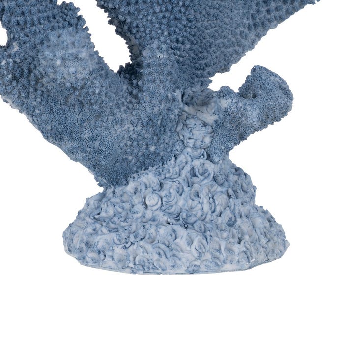 Blue Coral Figure Resin Decoration 35 X 20 X 30 Cm