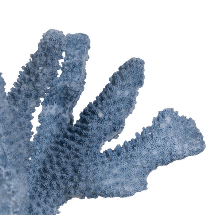Blue Coral Figure Resin Decoration 27 X 15 X 21 Cm