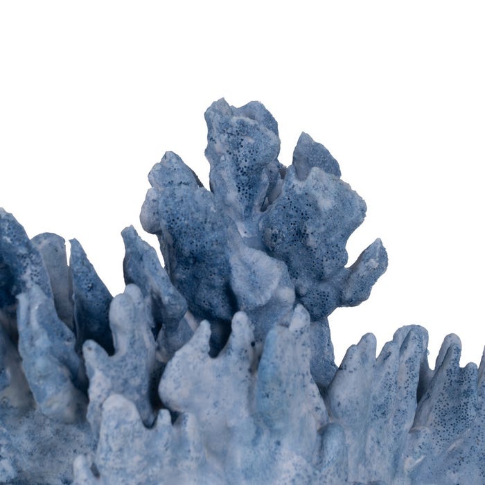 Blue Coral Figure Resin Decoration 29 X 20 X 21 Cm