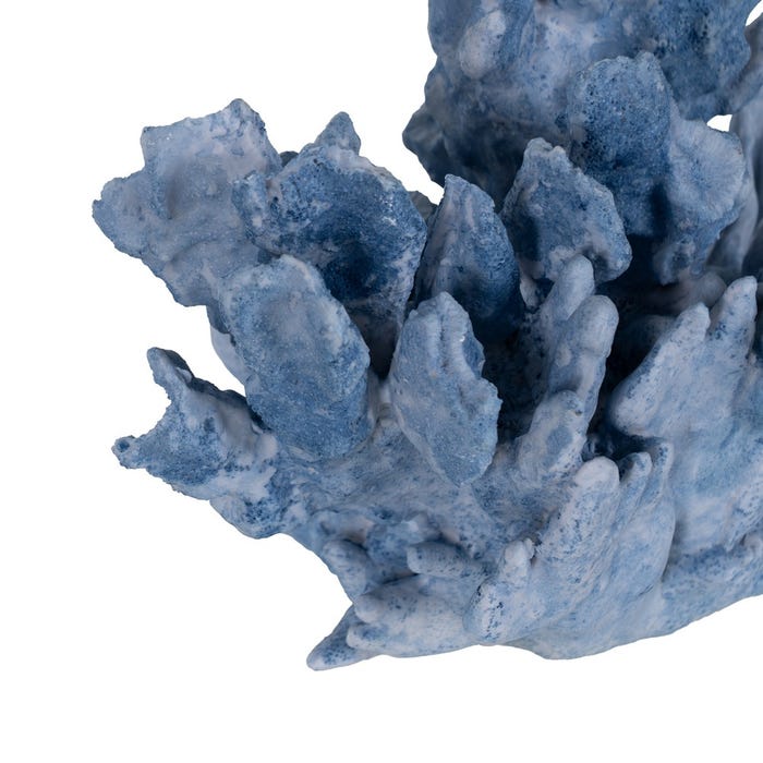 Blue Coral Figure Resin Decoration 29 X 20 X 21 Cm