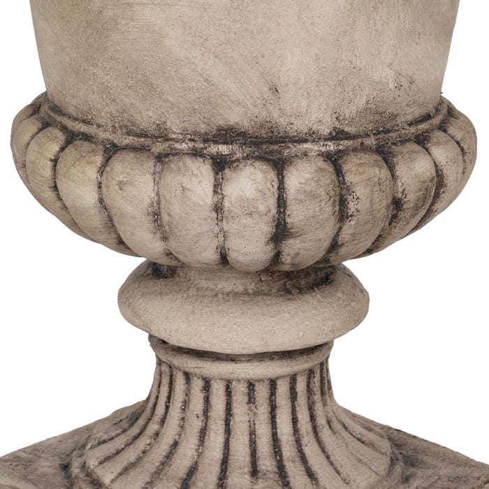 Macetero Beige Fibra De Magnesio 43 X 43 X 60 Cm
