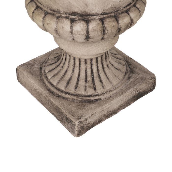 Macetero Beige Fibra De Magnesio 43 X 43 X 60 Cm