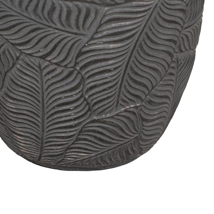 S/3 Maceteros Gris Fibra De Magnesio 37 X 37 X 35 Cm