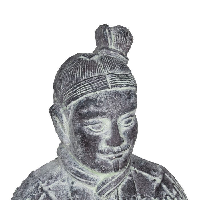 Magnesium Fiber Warrior Sculpture 33 x 34 x 75 cm
