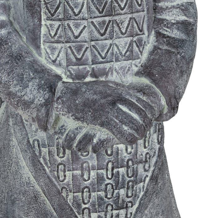 Escultura de Guerreiro em Fibra de Magnésio 41 x 33,50 x 122 cm