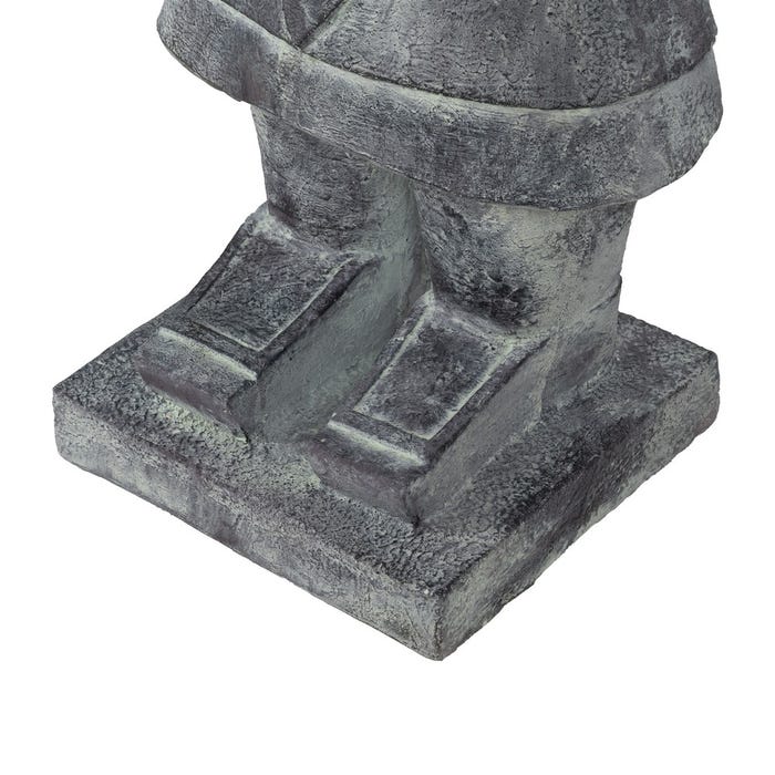 Escultura de Guerreiro em Fibra de Magnésio 41 x 33,50 x 122 cm