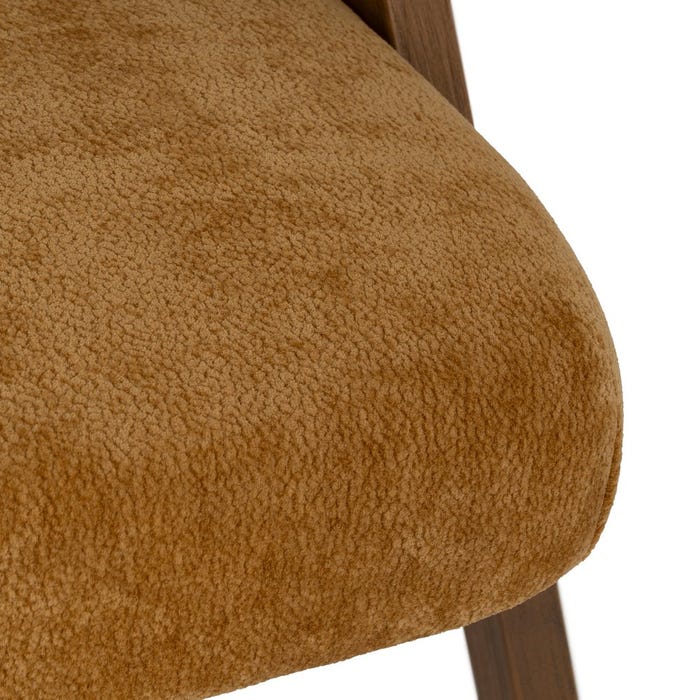 Yellow Birch Wood Living Room Chair 58 X 59.50 X 68.50 Cm