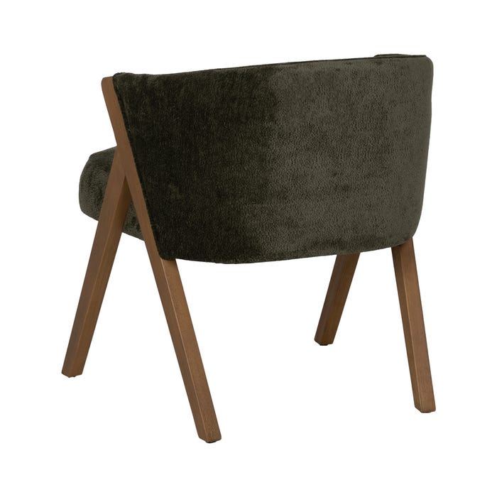 Green Birch Wood Chair Living Room 58 X 59.50 X 68.50 Cm