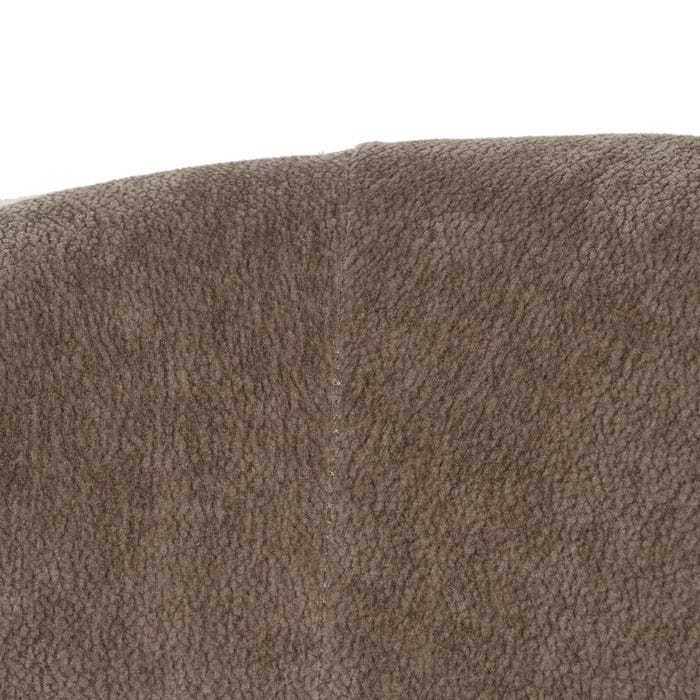 Taupe Birch Wood Armchair Living Room 85 x 79 x 66 cm