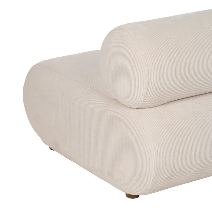 Sillón Blanco Roto Madera De Abedul 63 X 90 X 75 Cm