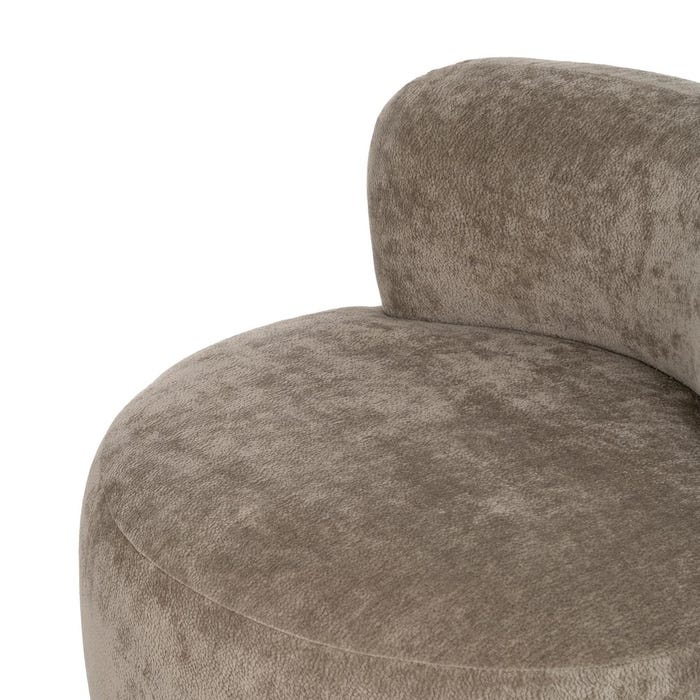 Sillón Taupe Madera De Abedul Salón 78 X 82 X 71 Cm