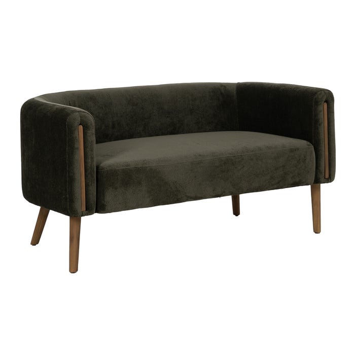 Sofá Verde Madera De Abedul Salón 142 X 73 X 68 Cm