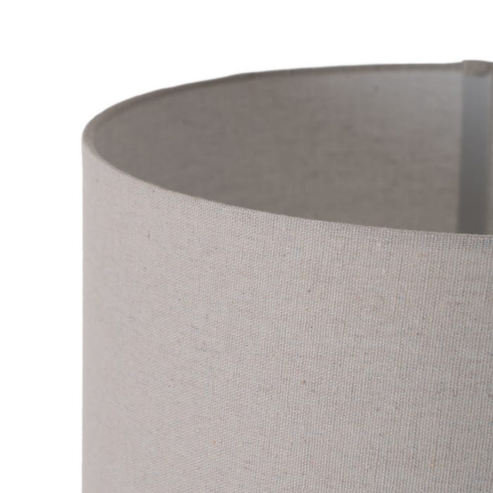 Luminária de mesa de cerâmica branca 35 x 35 x 63 cm