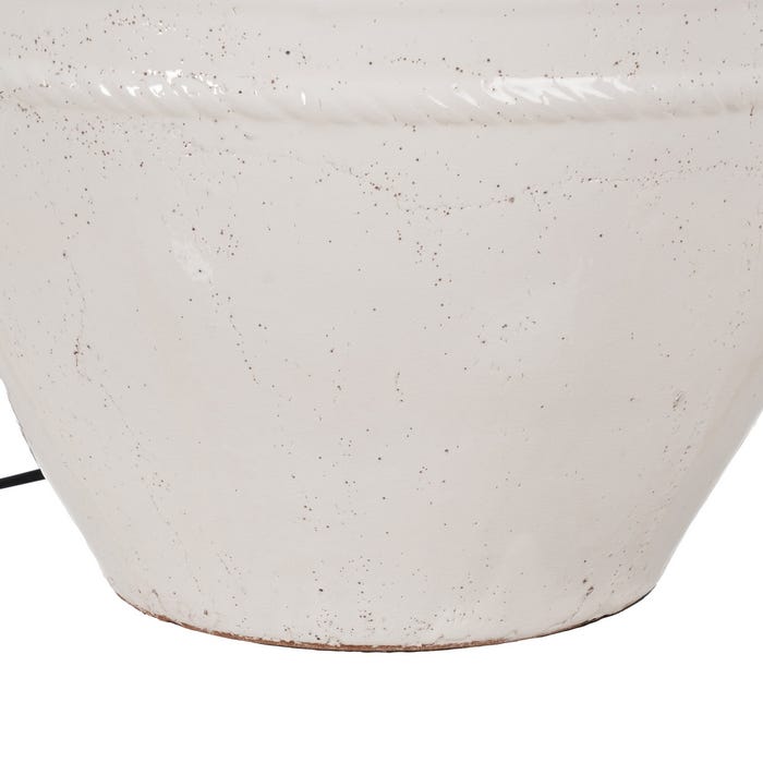 Lámpara Mesa Blanco Terracota 50 X 50 X 70,50 Cm