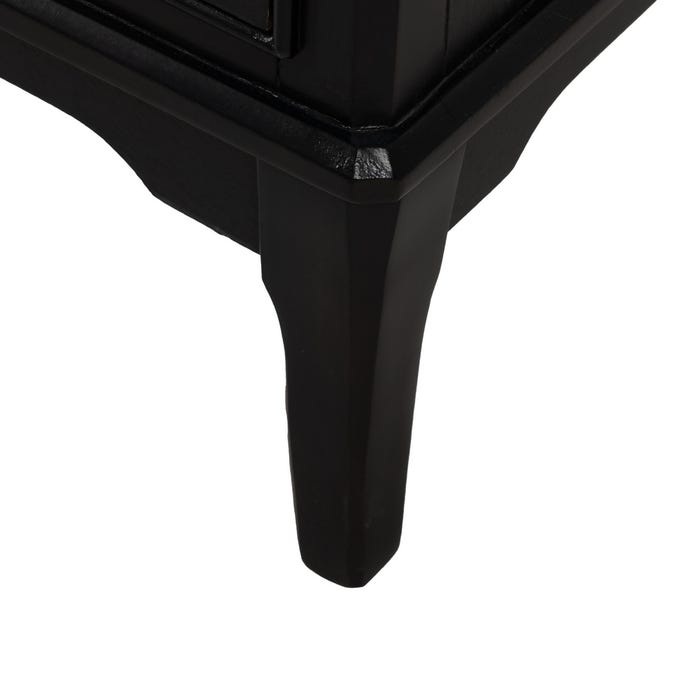Cómoda Negro Mármol-Dm 60 X 33 X 75,50 Cm