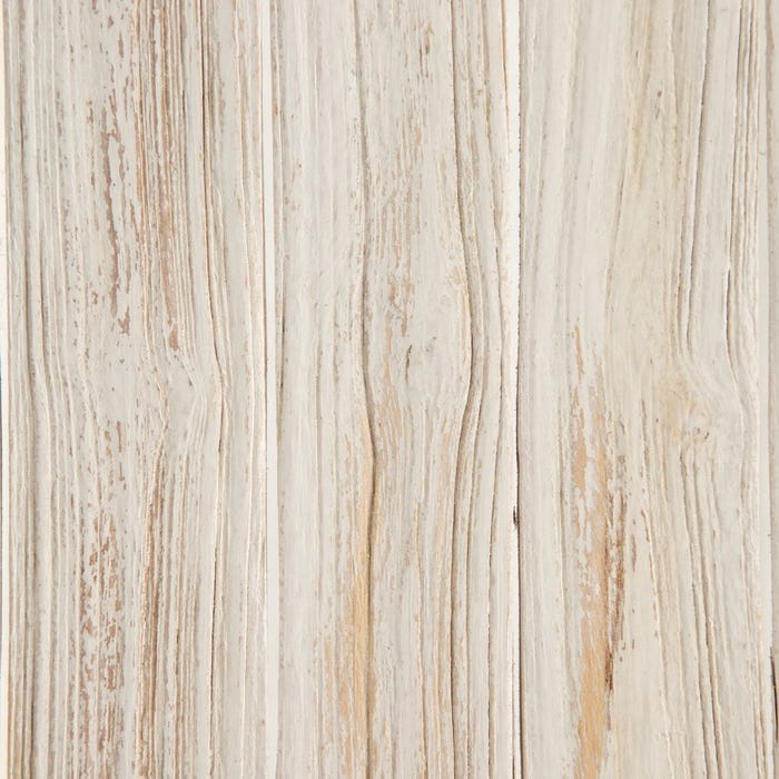 Consola Blanco Rozado Madera De Teca 120 X 40 X 80 Cm