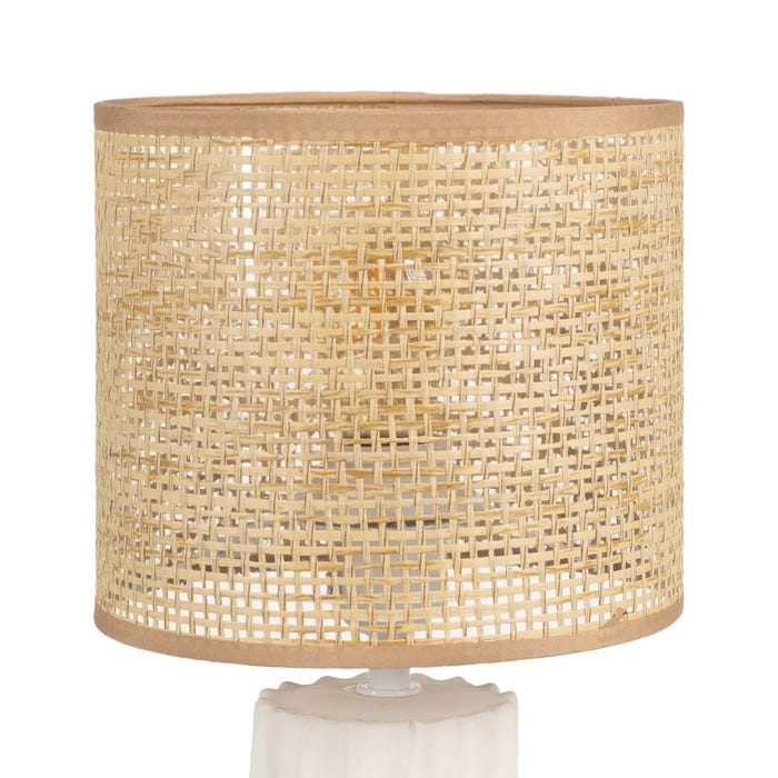 Lámpara Mesa Cerámica Iluminación 18 X 18 X 37 Cm