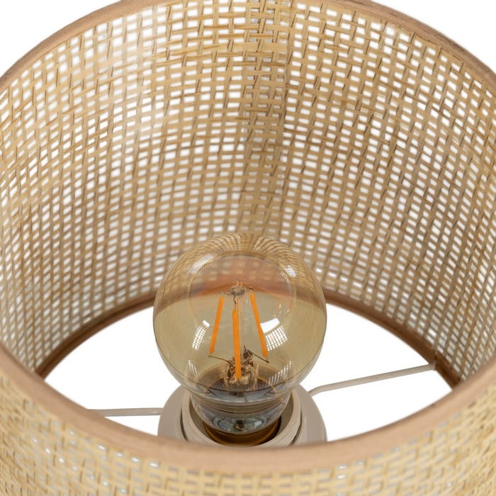 Lámpara Mesa Cerámica Iluminación 18 X 18 X 37 Cm