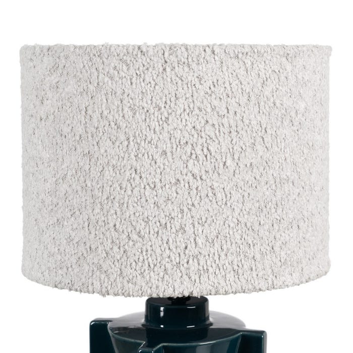 Luminária de mesa de cerâmica 25 x 25 x 42 cm