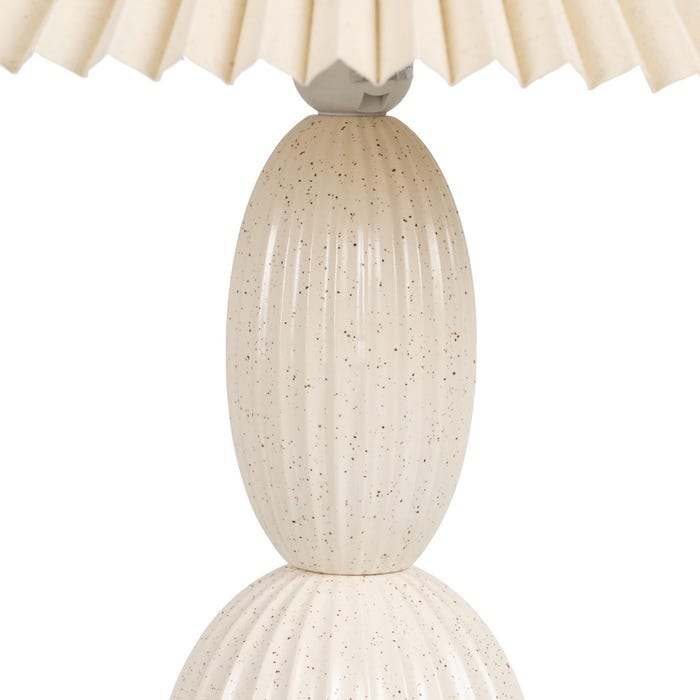 Luminária de mesa de cerâmica 35 x 35 x 41,50 cm