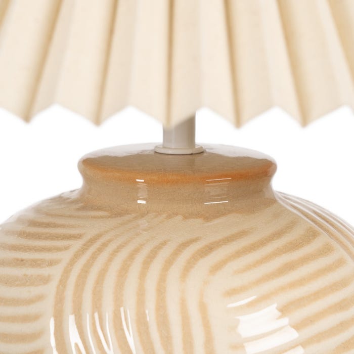 Luminária de mesa de cerâmica 35 x 35 x 39 cm