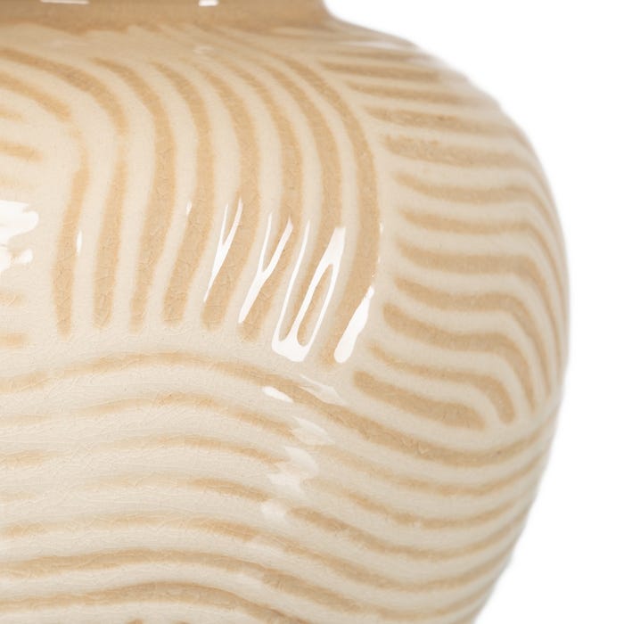 Luminária de mesa de cerâmica 35 x 35 x 39 cm