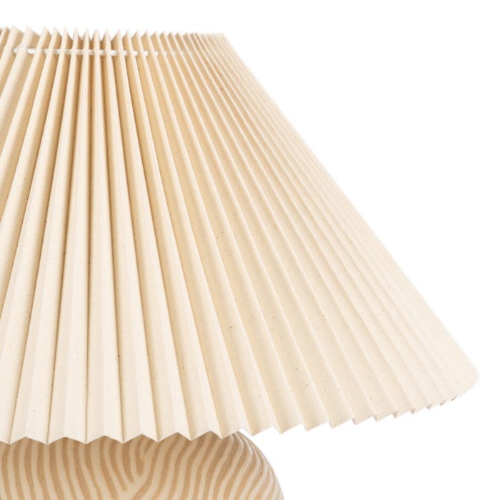 Luminária de mesa de cerâmica 52 x 52 x 58 cm