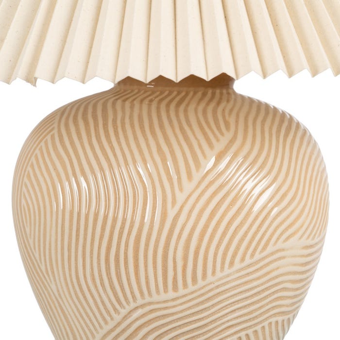 Luminária de mesa de cerâmica 52 x 52 x 58 cm